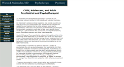 Desktop Screenshot of charlotte-psychiatrist-and-psychotherapist.com